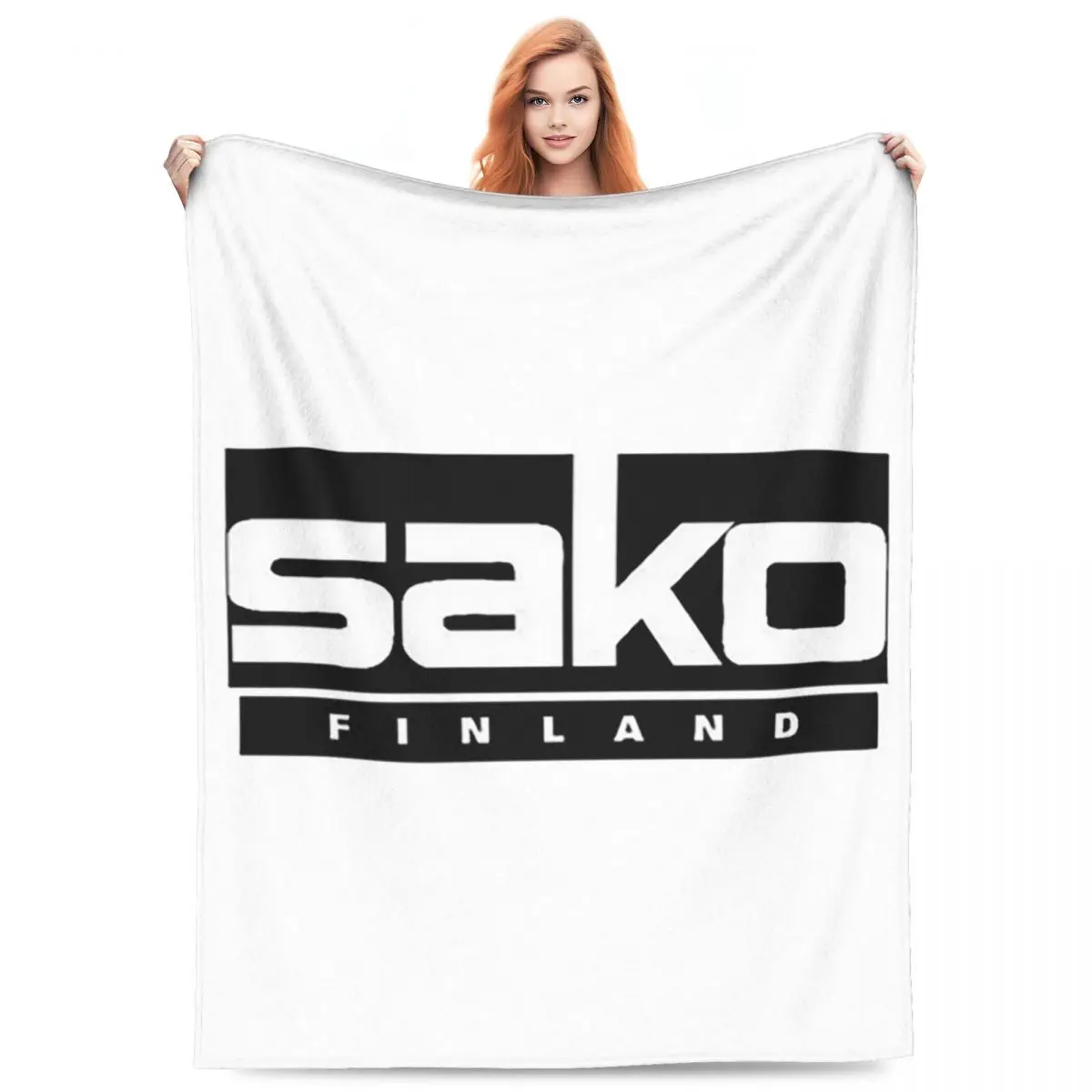 

Одеяла с логотипом Sako Arms, мягкое теплое фланелевое одеяло, покрывало для кровати, гостиной, пикника, путешествия, домашний диван