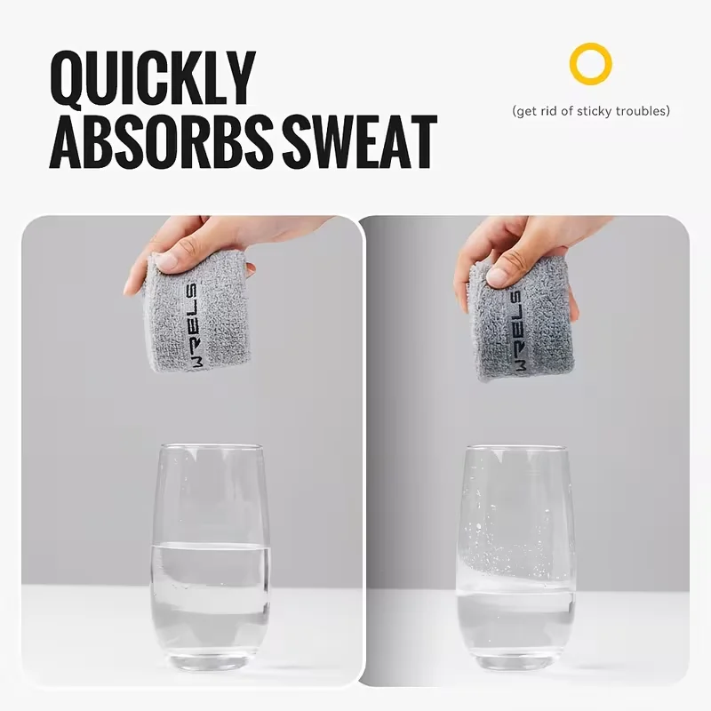WRELS 1Set Sports Headband Wristband Sweat-Absorbent Basketball Fitness Sweat Headband Men Women Hairbands Sports Wristband view 5