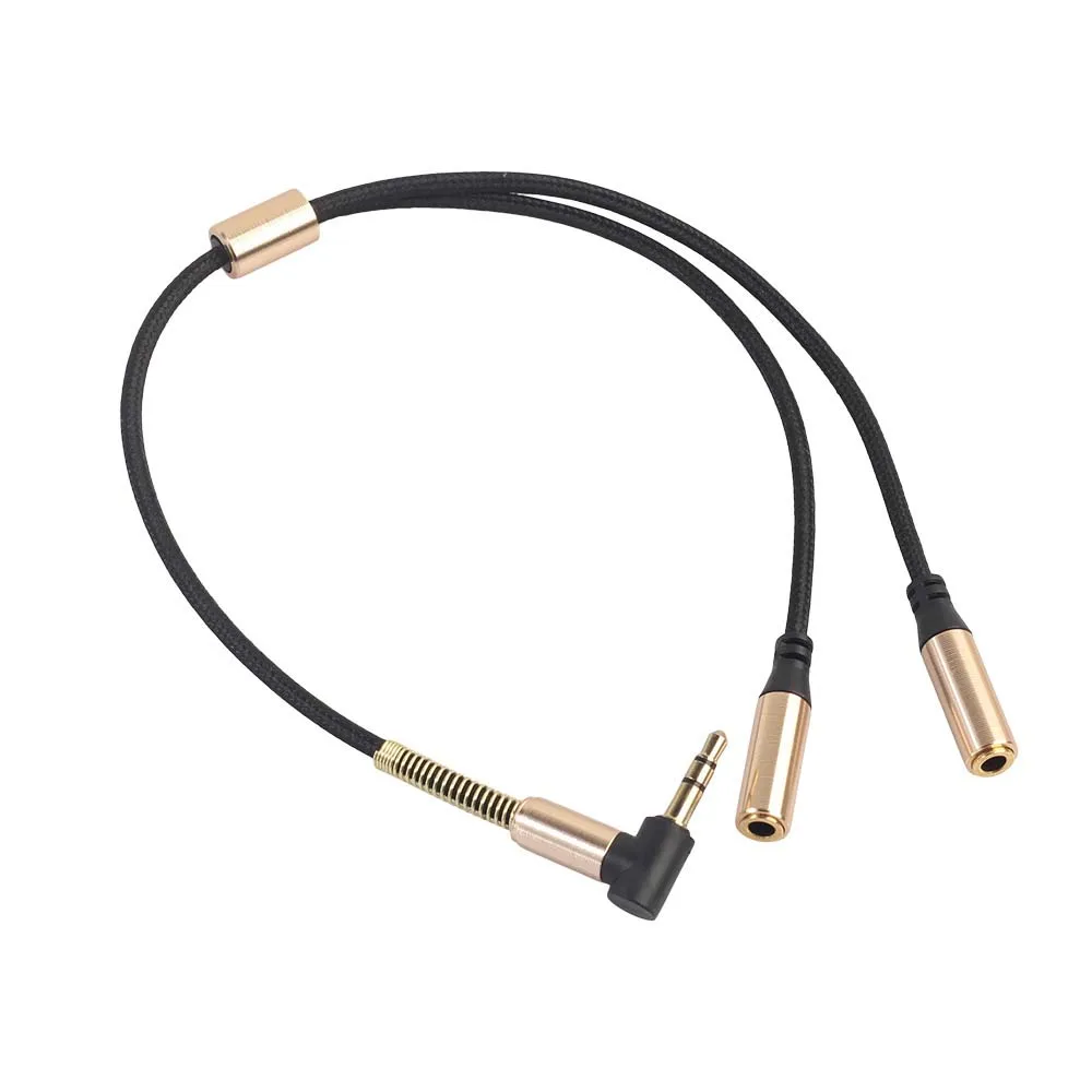 Jack Splitter Audio Connector 3.5mm Male to Female Audio Extension Cables Audio Cable Y Splitter Cable Headphone Adapter