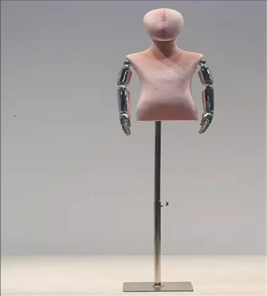 Child Clothes dummy Head Mannequins For Boutique Half-Style De Couture, Clothing, Disc Chassis, AT303K