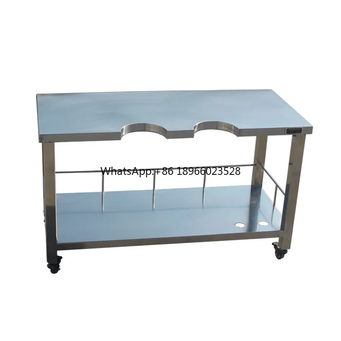 Professional Veterinary Stainless Steel pet Surgical table for B-mode ultrasound examination vet operating table for dogs