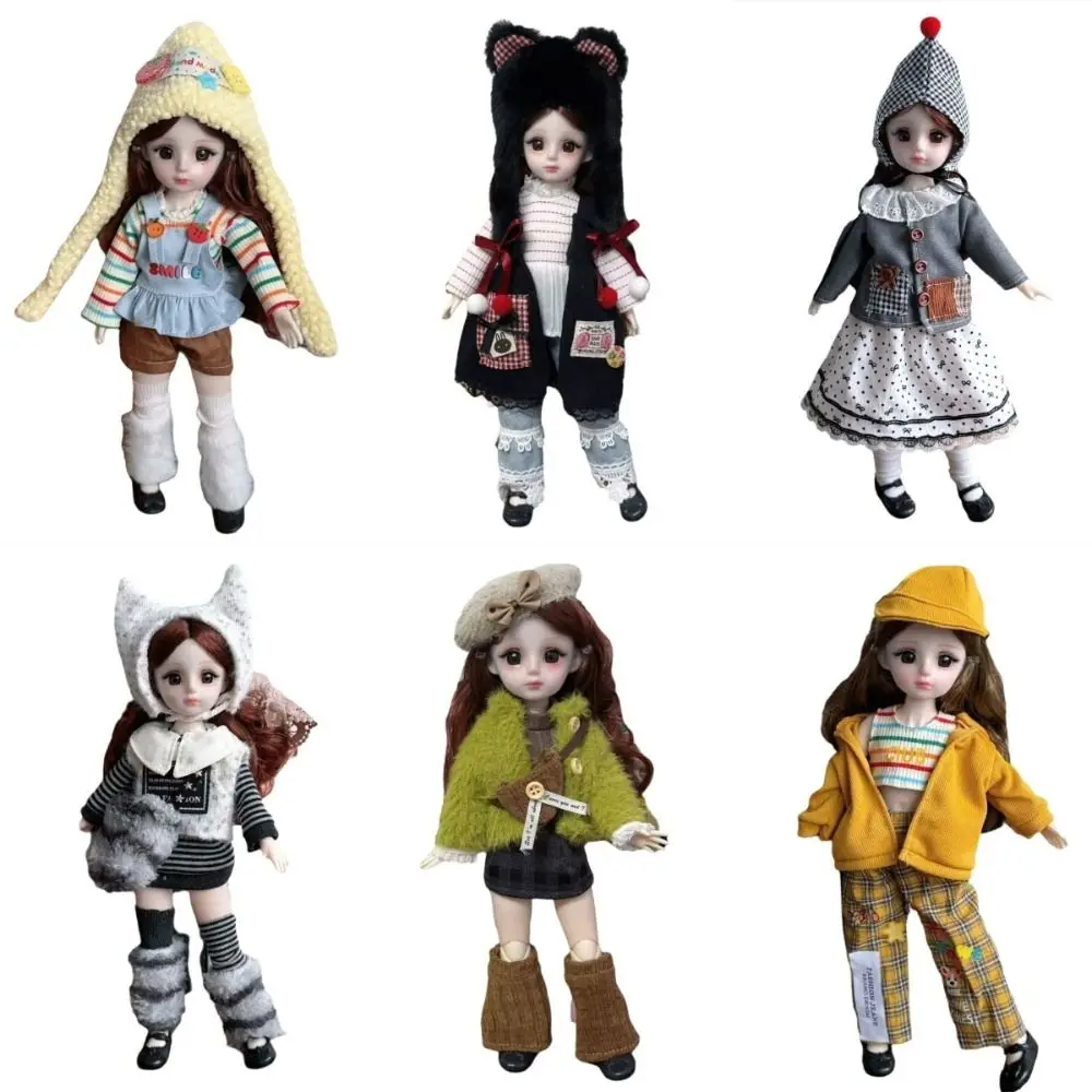 Hübsche 30cm BJD-Kleidung, Schöner Pullover-Mantel, 1/6 Maßstab Kleidung, Casual Set, Lolita-Rock, Wechseloutfit