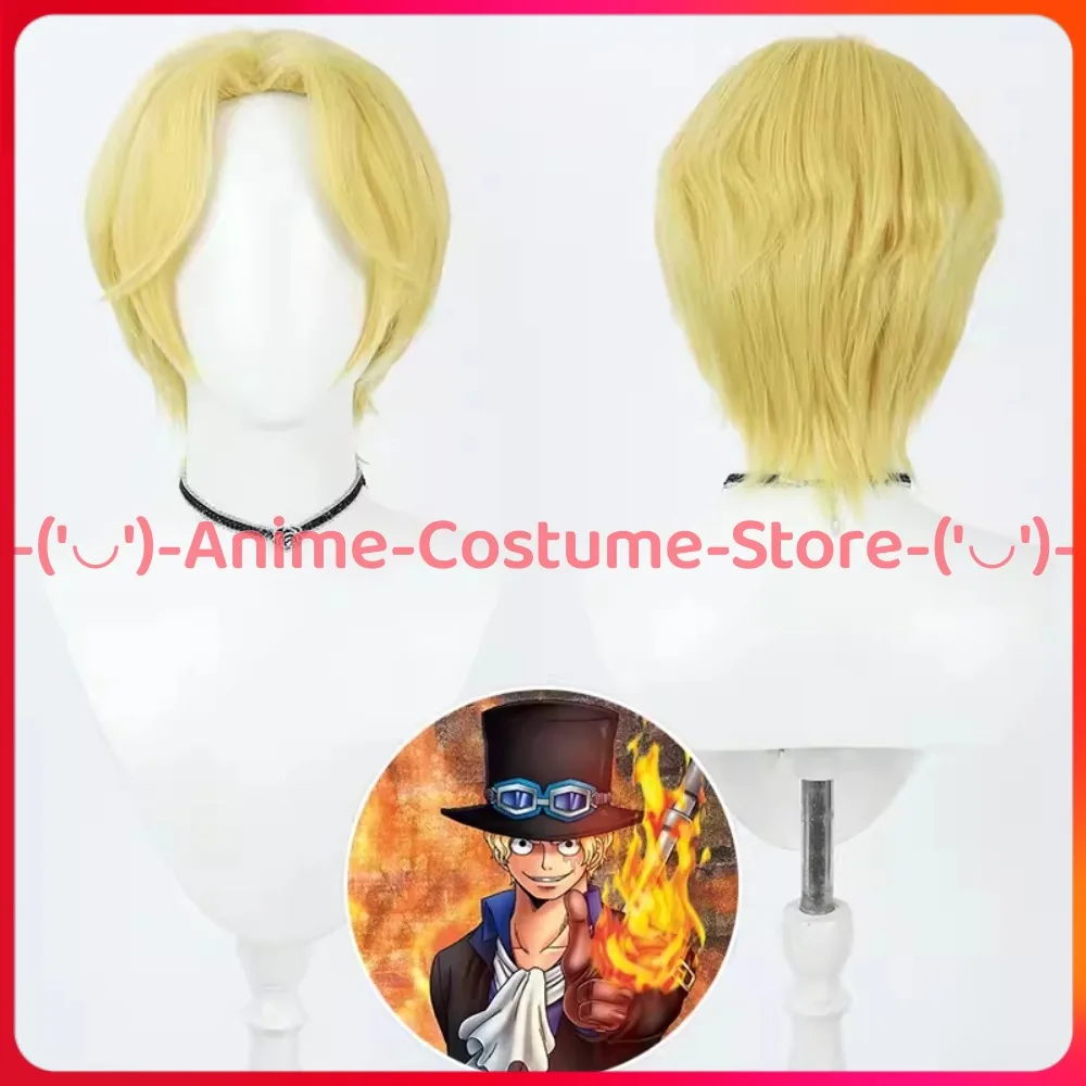

Revolutionary Army Sabo Flame Emperor Cosplay Wig Anime Game Character Halloween Carnival Party Costume Wigs Heat Resistant Hair
