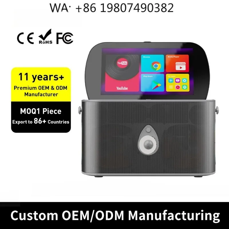 

Dual 5 Inch Woofer 160W Wireless Bluetooth Karaoke Speaker With Mic FM Radio DJ LED Light 2-Way Stereo Audio