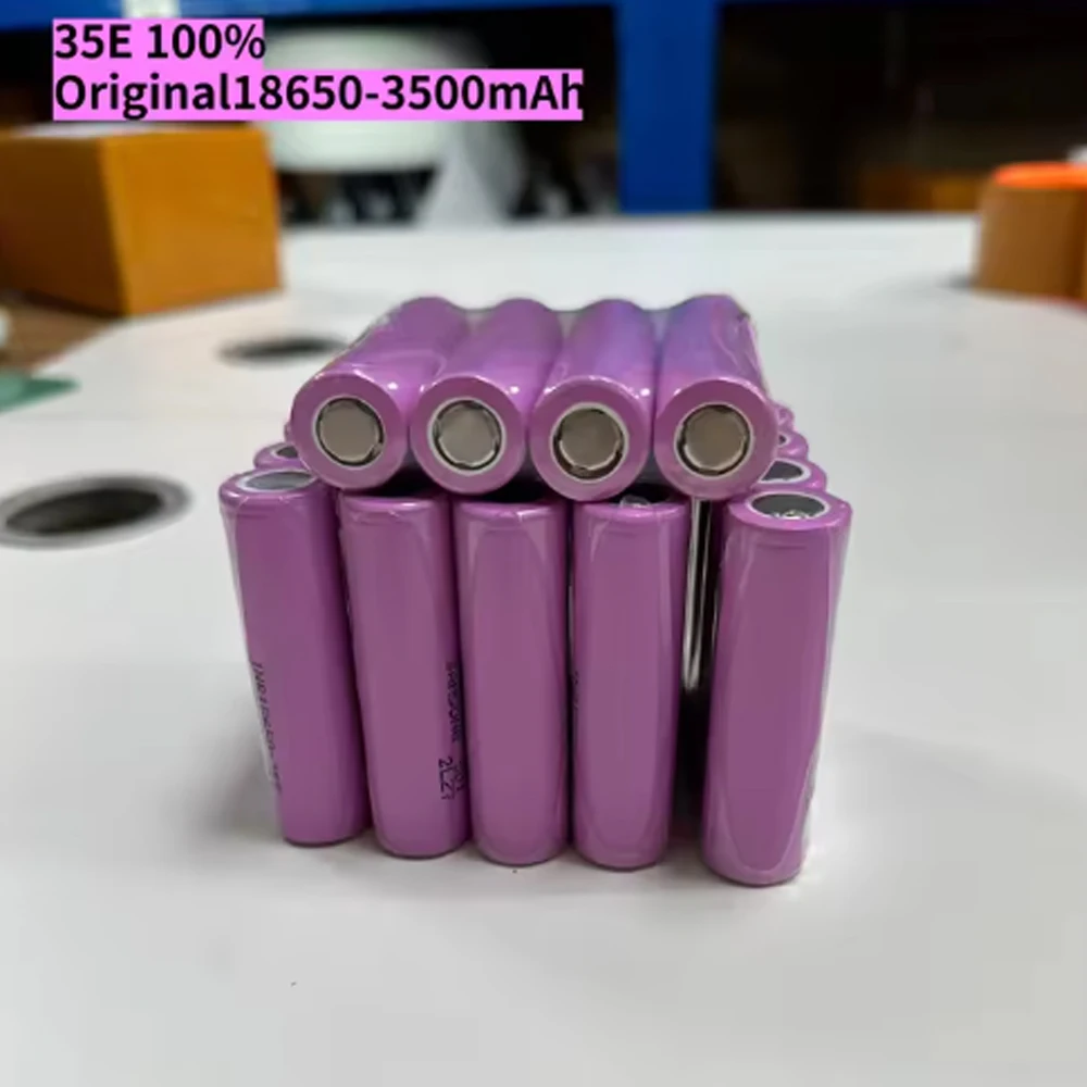 삼성 충전식 리튬 이온 배터리 18650-35E 3500mAh, 18650 3500mAh 20A 방전 Inr18650-35e 3500mAh 3.7V