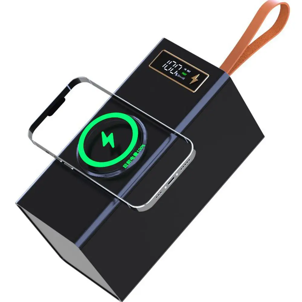 40 Cell Power Bank Case Kit Fast Charging 18650 Battery Box Camping Light Without Battery