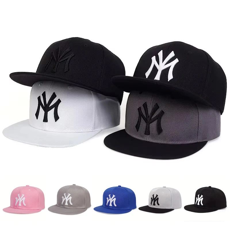 Unisex Letter Embroidery Hip-hop Hats Outdoor Adjustable Casual Baseball Caps Sunscreen Hat