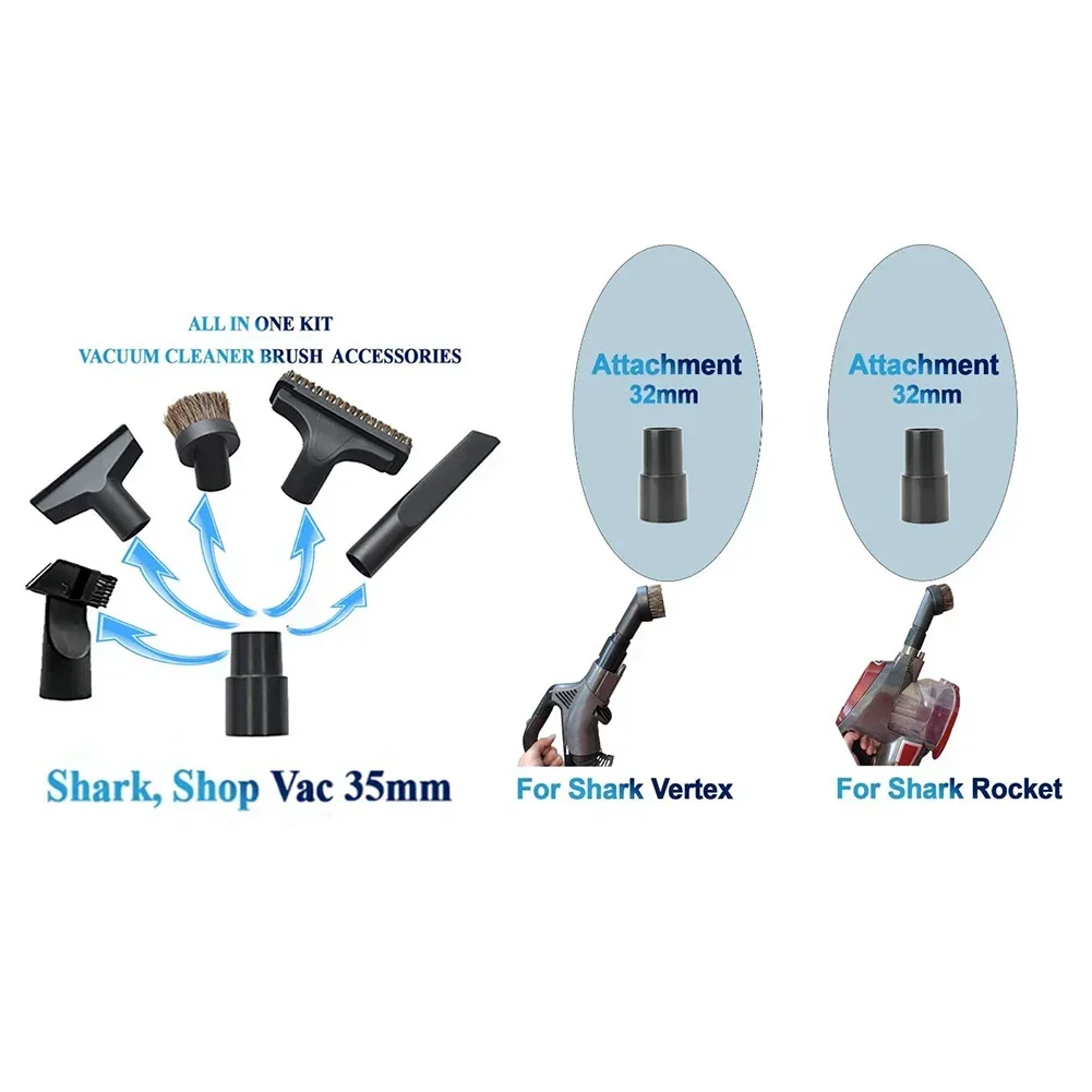 Vacuum Attachment Adapter Vacuum Hose Adapter 1-1/2 Inch To 1-1/4inch Hose Connector Hose Replaceable Accessories