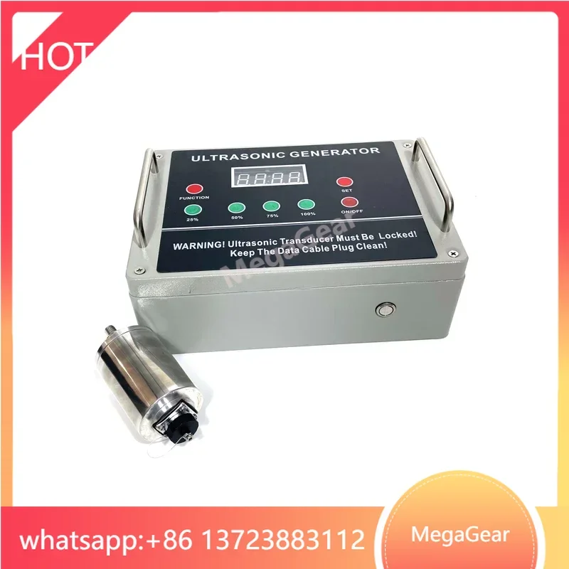 

Building Material Powder Rotary Vibrating Screen Ultrasonic Generator and Sensor 28K Filter Diatom Powder Impurities