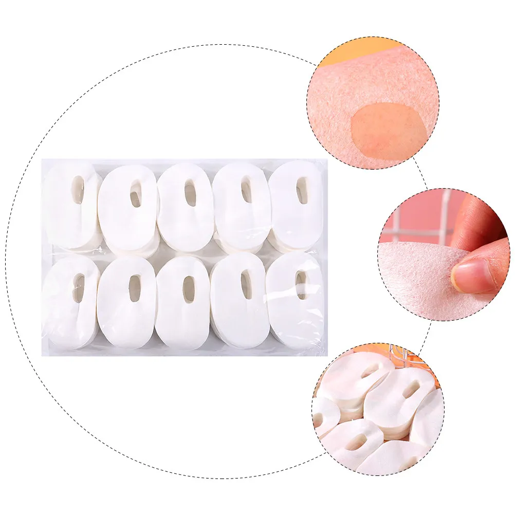 1000Pcs Nonwoven Eye Mask Paper Premium Moisturizing Skin Care Treatment Gentle for Sensitive Areas Portable Beauty Tool