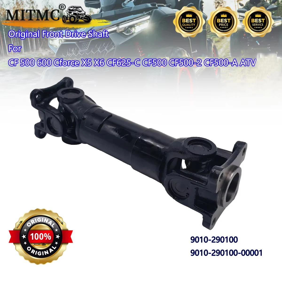 

Original Front Drive Shaft For CF 500 600 Cforce X5 X6 CF625-C CF500 CF500-2 CF500-A ATV 9010-290100 9010-290100-00001