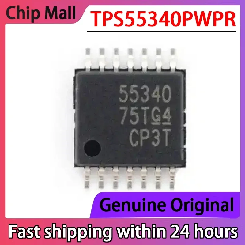 1PCS Original TPS55340PWPR Screen Printing 55340 HTSSOP-14 Asynchronous Switch Regulator