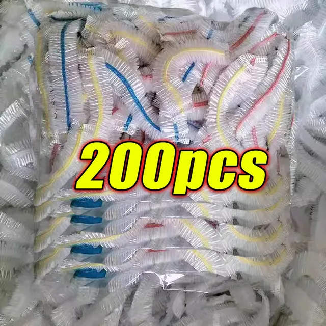 Jednorazowa plastikowa pokrywka na żywność Kolorowe elastyczne pokrowce na żywność Pokrywka do przechowywania świeżych produktów Kuchenne nylonowe torby do pakowania Torba do przechowywania