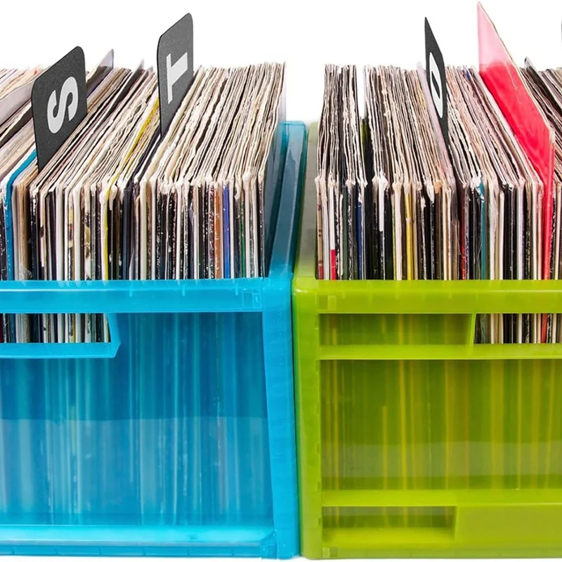 New-104 Pcs Vinyl Record Dividers DVD Alphabetical Dividers A-Z Alphabetical Dividers Vinyl Record Organizer With Alphabet