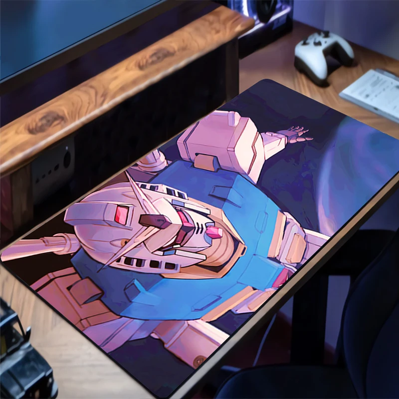 

Mousepad Mechanical Warrior RX-78-2 Gundam HD Desk Mat Gaming Mouse Pad Extended Pad Non Slip Desk Mouse Mat Rubber Keyboard Pad