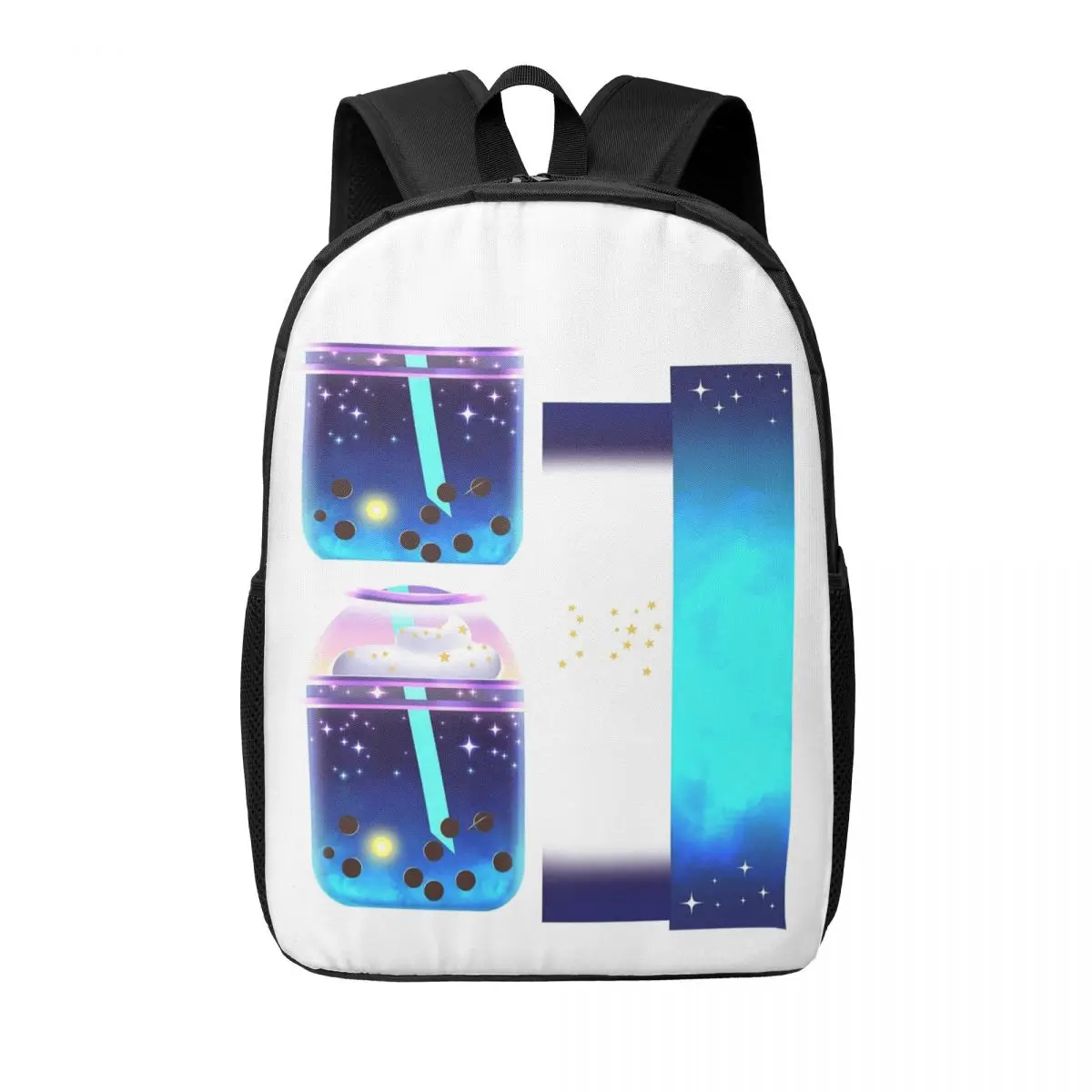 

Boba Tea Universe Galaxy Bobackpack Woman Backpacks Boys Girls Bookbag Children School Bags Portability Rucksack Shoulder Bag