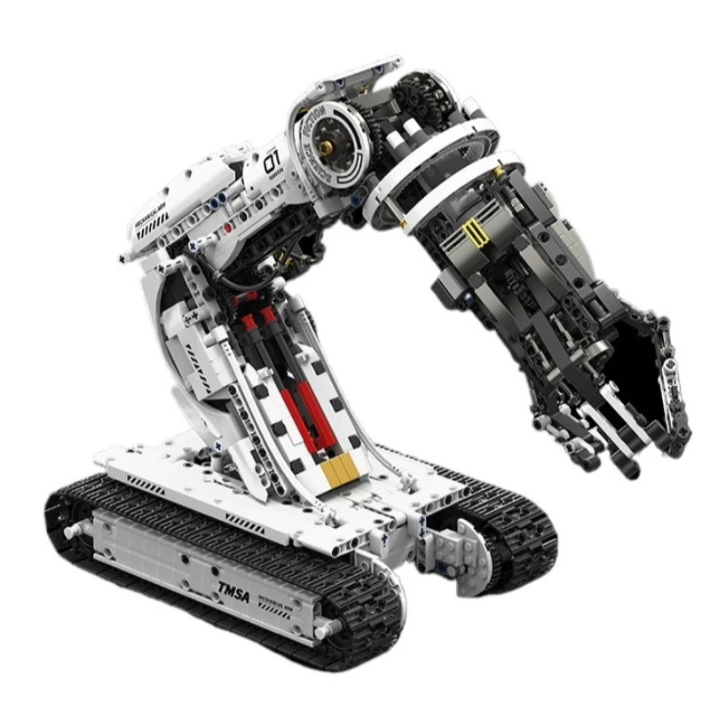 Multifunctional Mechanical Arm Programmable Building Blocks Remote Control Toys STEM Educational Toy Children Birthday Gift