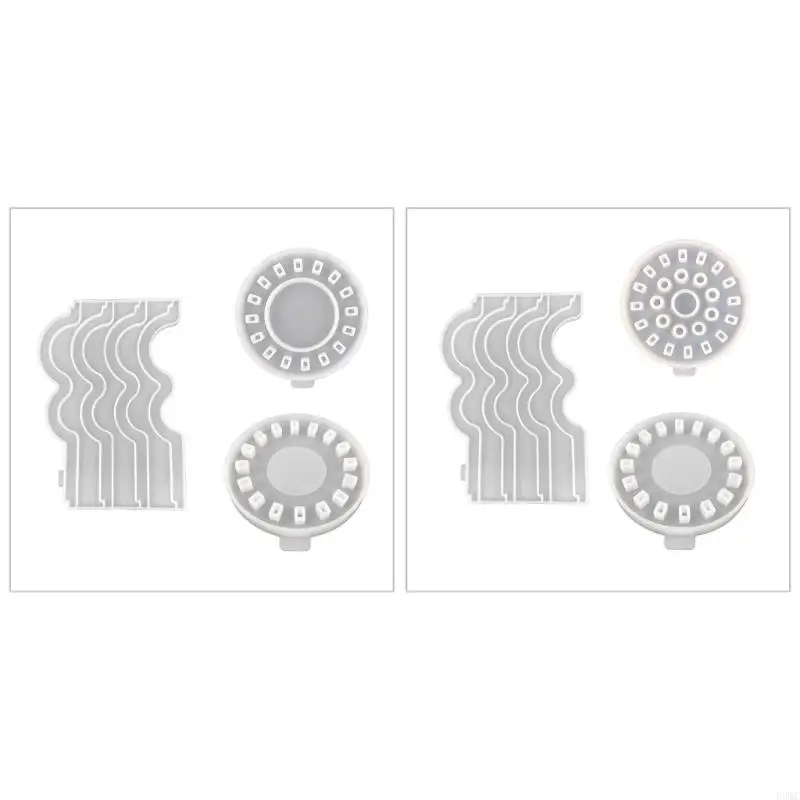 

R3MC Concrete Silicone Mold Hollow Flowerpot Moulds Flower Vase Molds Flexible Ornament Molds Gift for Craft Enthusiasts