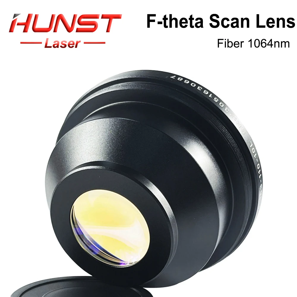 HUNST F-theta Lens 1064nm Focus Lens Laser Focal length 63-420mm Scan Field 50×50-400×400 for YAG Fiber Laser Galvo System