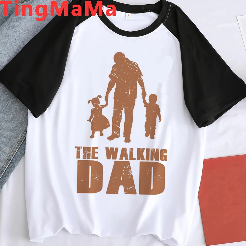 New The Walking Dead T Shirt Men Movie Horror Zombie Graphic Tees Negan Cartoon T-shirt Harajuku Unisex Tops Tshirt Male