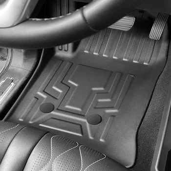 For GWM WEY TANK 300 2024 2023 2022 2021 TPE Floor Mats (Gas & Hybrid), All Weather Waterproof Full Set Trunk Mats & Cargo Liner