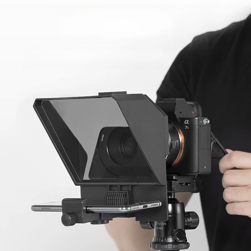 Teleprompter T1 large screen live teleprompter mobile phone SLR micro single camera inscription teleprompter board interview