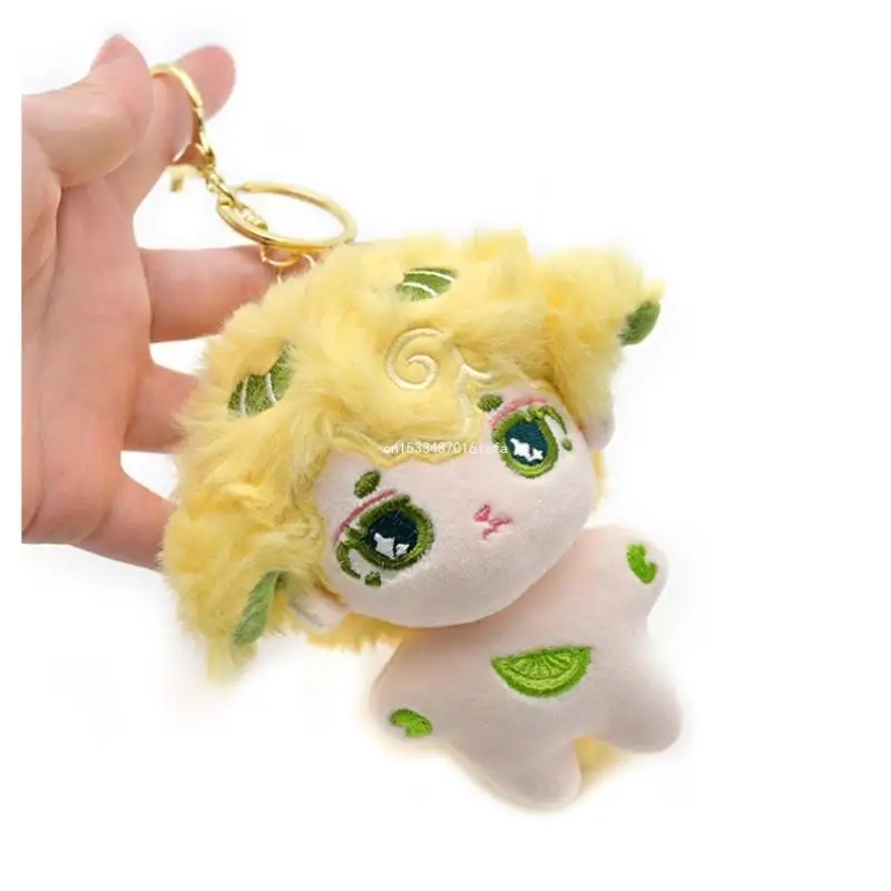 Porte-clés poupée en peluche coloré, poupée étoile, pendentifs suspendus pour à main, ornement à