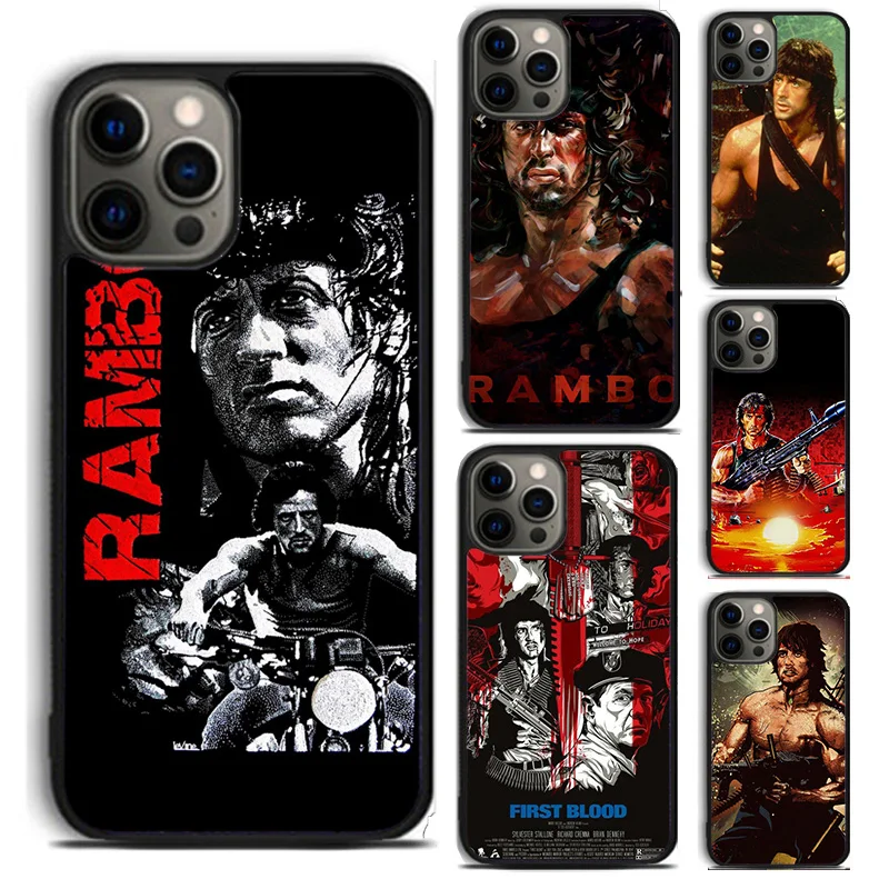 First Blood John J. Rambo phone Case Cover For iPhone 16 15 14 Plus XR XS Apple 11 12 13 mini Pro Max coque