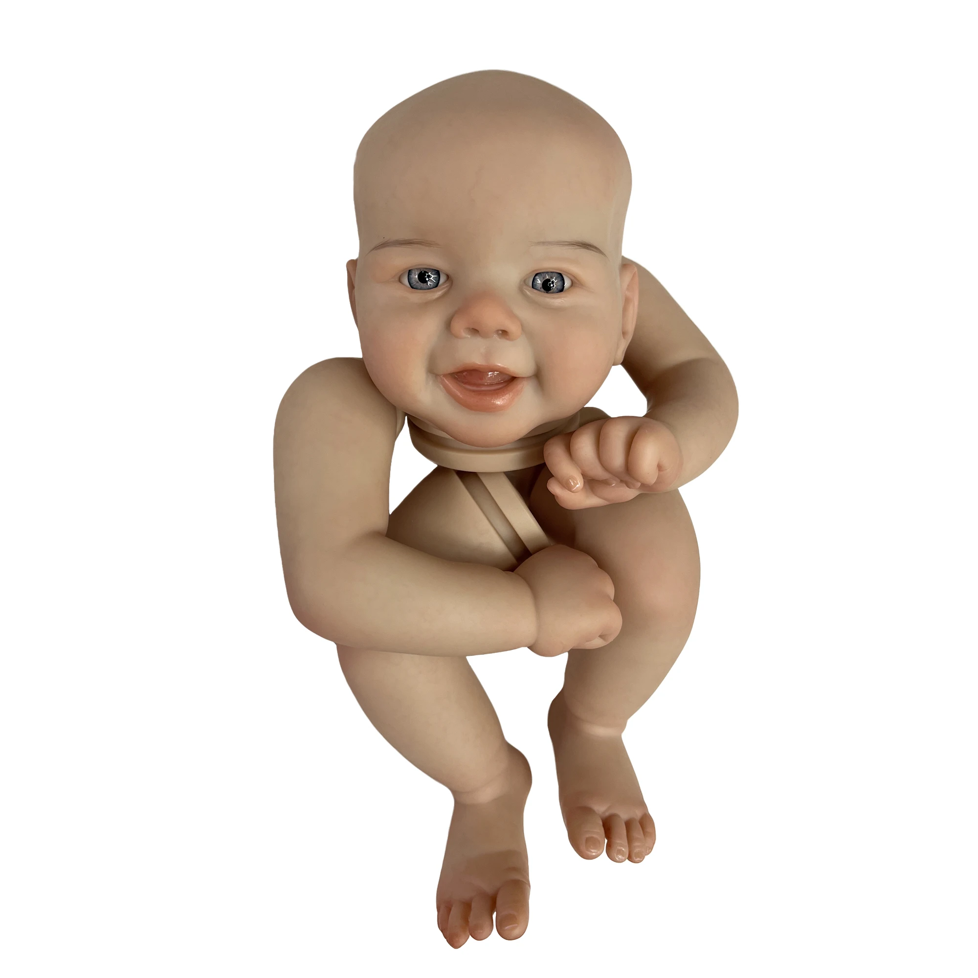 18 Inch Lanny Bebe Reborn Kits Painted/Unpainted Open Eyes Unassembled Doll Kits Parts Toy Acessório Kit Bebé Reborn