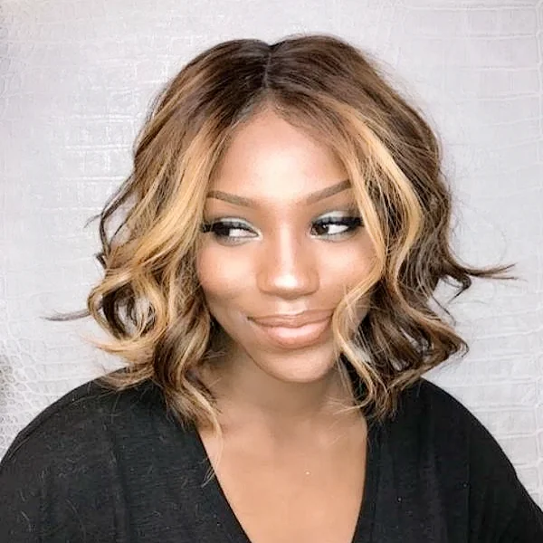 13x4 الجسم موجة يسلط الضوء على باروكة من شعر طبيعي HD الدانتيل الشفاف شعر مستعار أمامي الشعر البرازيلي العسل شقراء 4/27 اللون 200% الكثافة Wav