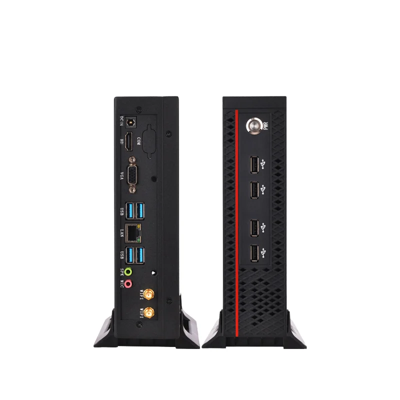 12th Core I5 DDR4 سطح المكتب مضيف صغير رفيع للغاية لطباعة المكتب تعليم مراقبة الفيديو رباعي النواة GDDR4 كمبيوتر صغير #1