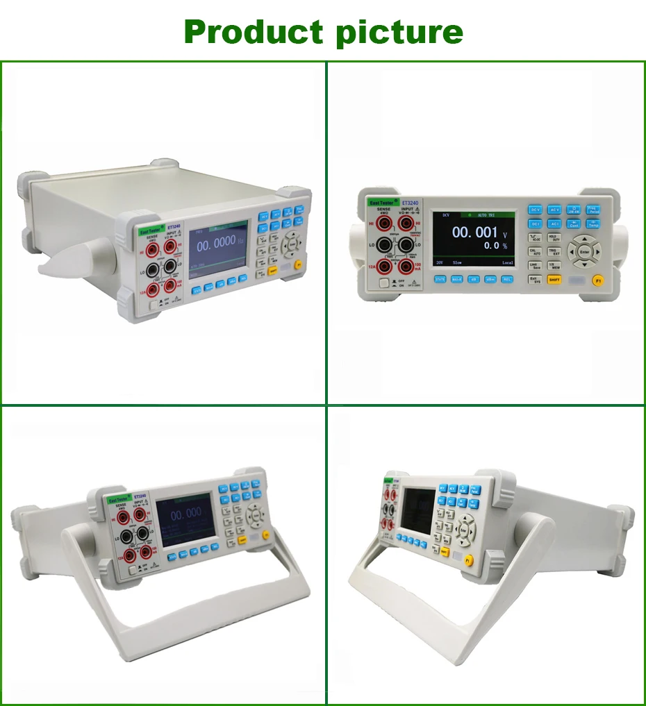 East Tester ET3255 Desktop Digital Multimeter 220000 Counts DCV ACV DCI ACI Tester Five and A Half Digits Multiple Math Function