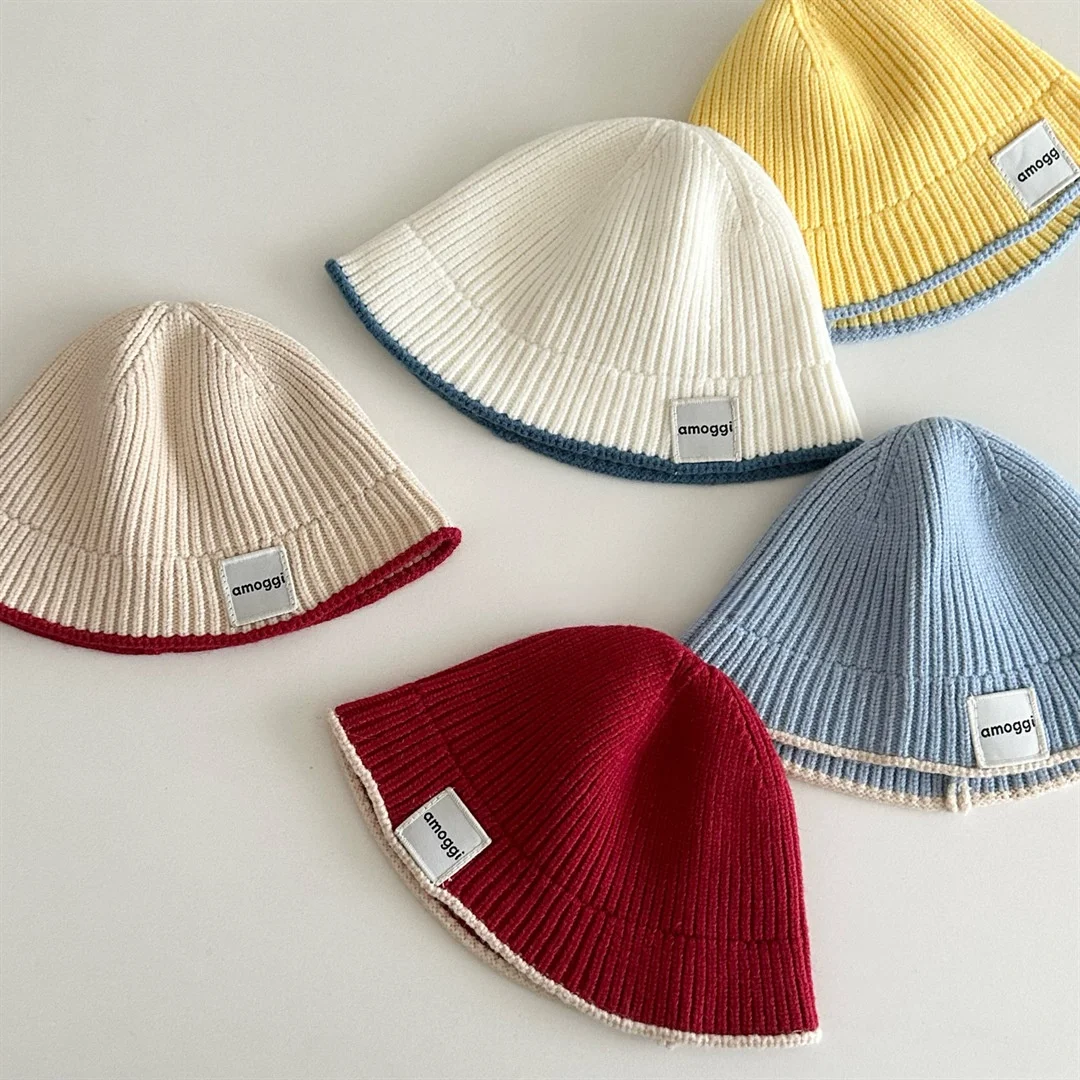 chapeu-de-pescador-casual-de-outono-para-bebes-com-patch-de-letras-cor-solida-para-meninas-e-meninos-de-1-a-3-anos-chapeu-infantil-de-trico-macio-para-uso-diario