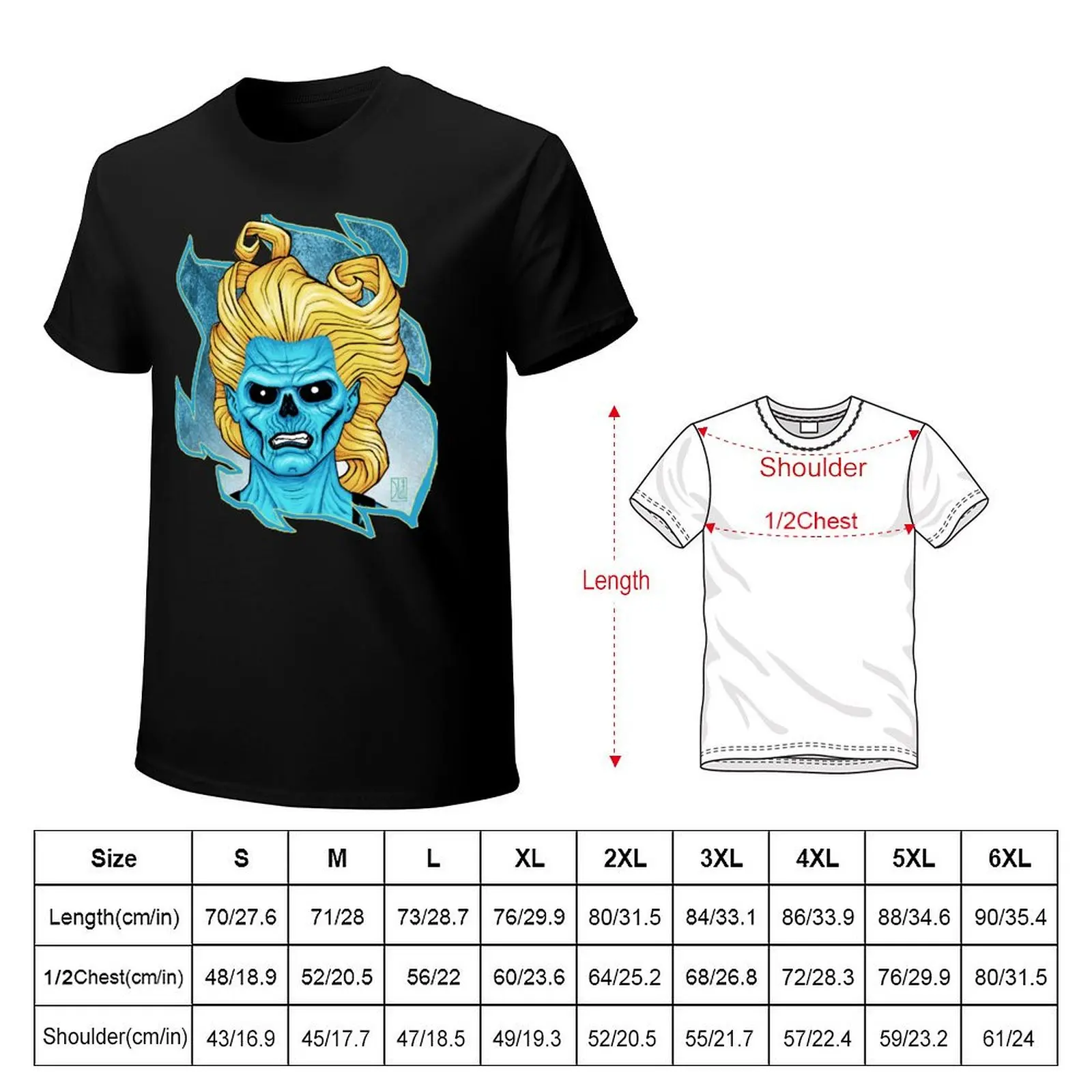 Portrait of a Forgotten Goddess of Transformation and Consequences T-Shirt animal prinfor boys cute tops Men's clothing