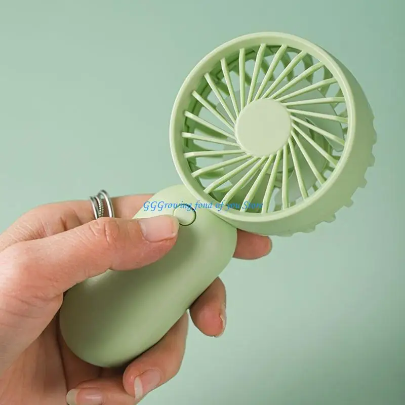 

H9EB AM4 Battery Operated Powerful Handheld Fan Portable Small Lightweight Makeup Fan