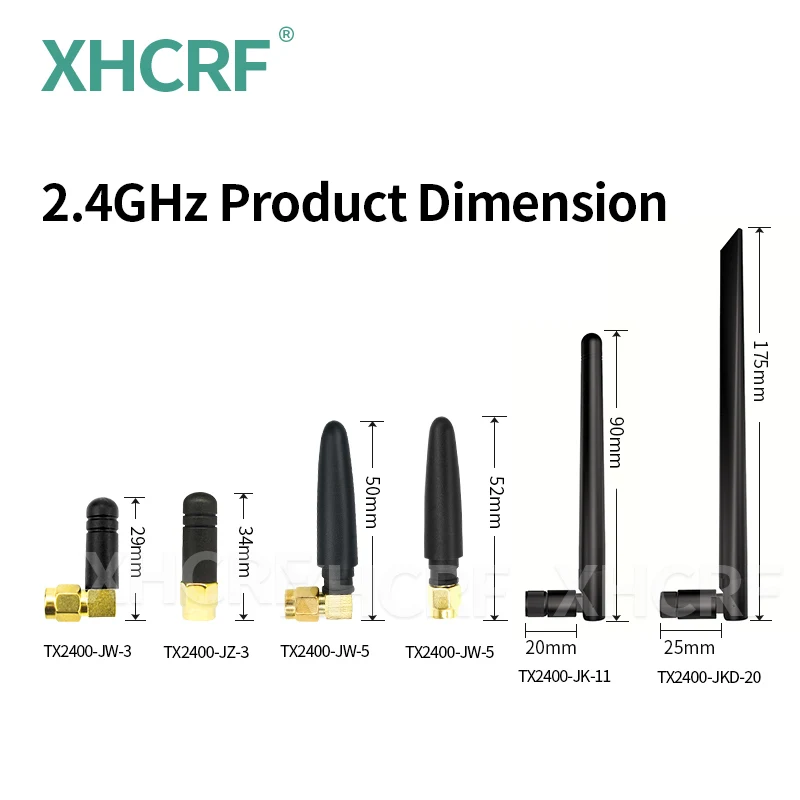 Antena enrutadora de 2,4 GHz para módulo inalámbrico, antenas WiFi de 2,4 GHz Super cortas Omni ZigBee Internet SMA macho 2,4G aéreo externo