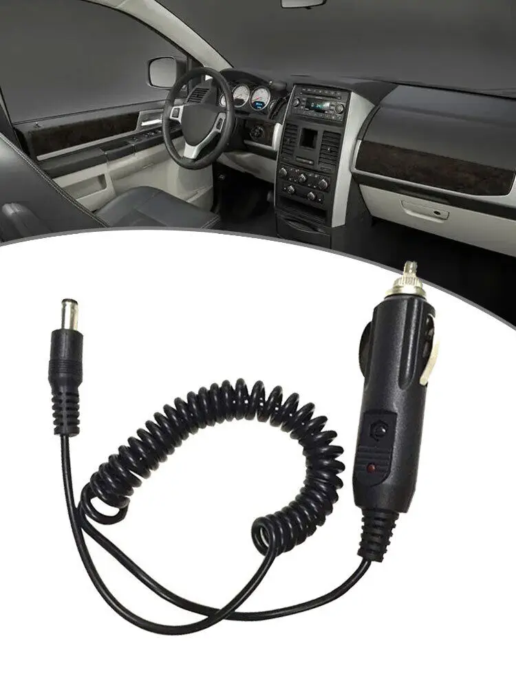 

DC 12V Car Charger Car Lighter Slot Spring Cord Line for Baofeng Two Way Radios Walkie Talkie UV-5R 5RE PLUS UV5A+