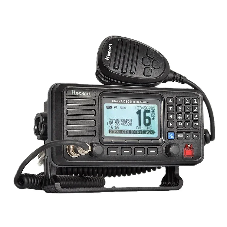 

Recent RS-510M Class A Marine Radio DSC IPX7 Waterproof Mobile Boat Sea Use Fixed Marine Transceiver With External GPS Receiver