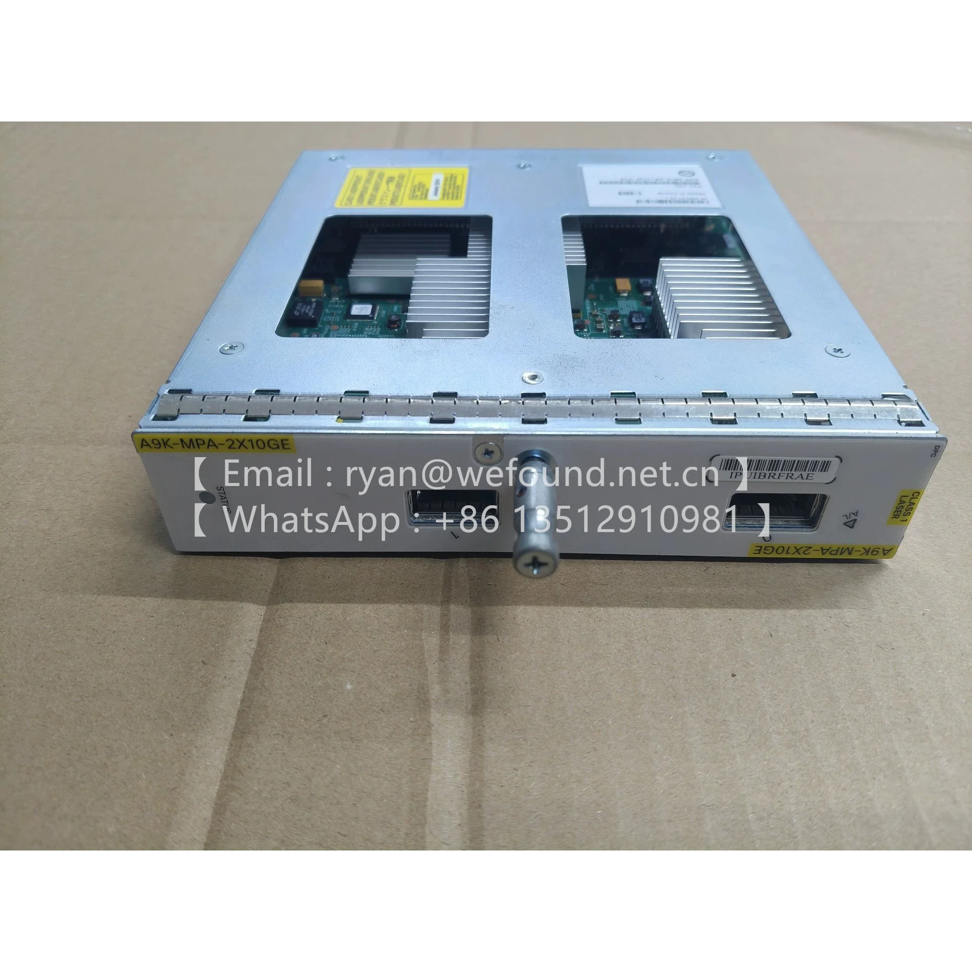 

A9K-MPA-2X10GE 2-port 10-Gigabit Ethernet Modular Port Adapter - Expansion module