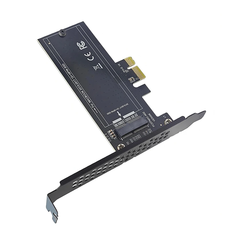 Karta rozszerzeń PCI Express X1 do Macbooka 2013-2017 12+16Pin SSD, konwerter PCI-E 1X na NVME SSD Riser dla A1465 A1466 A1398 A1502 — zdjęcie produktu 4