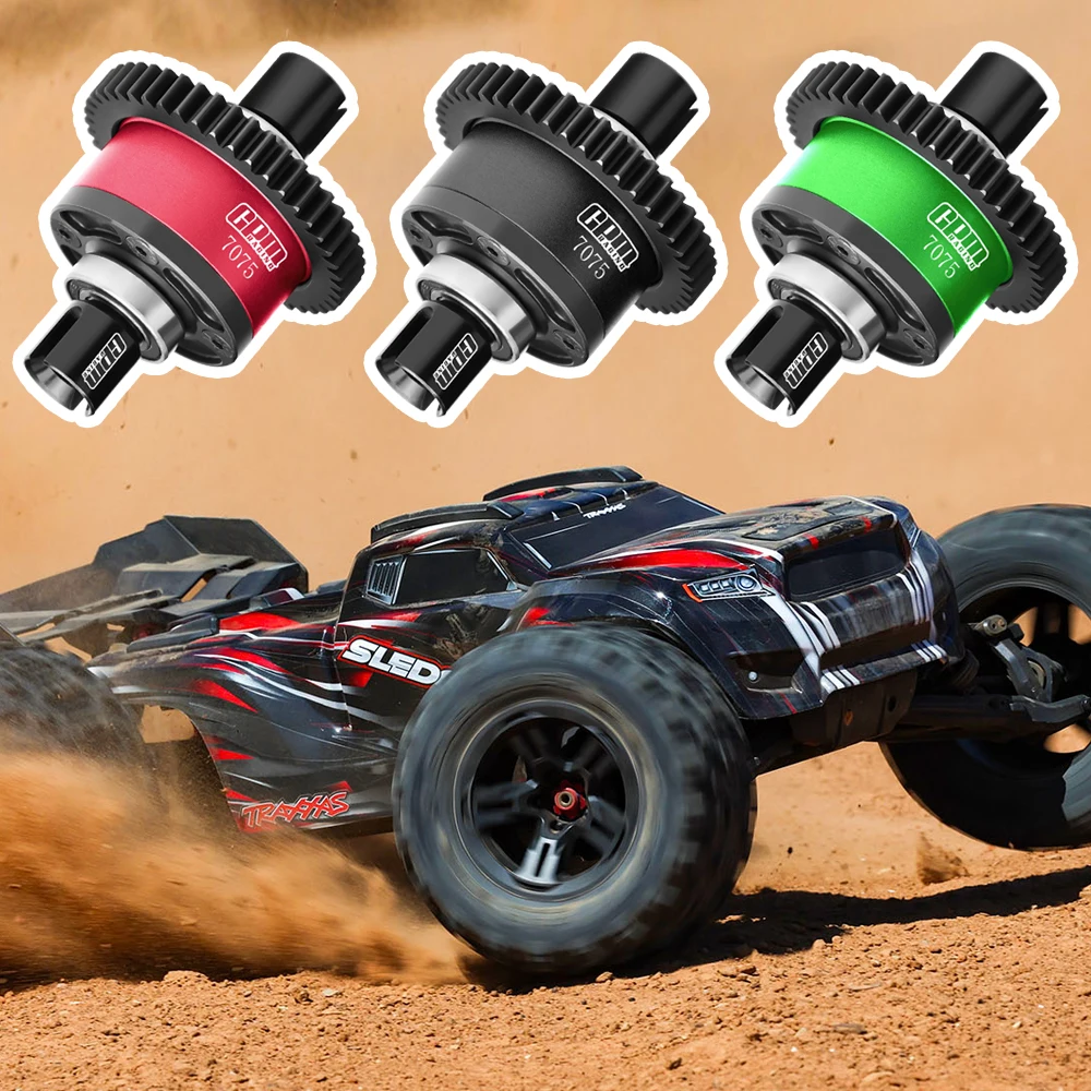 

GPM для TRAXXAS 1/8 SLEDGE 6S MONSTER TRUCK 95076-4 Детали для обновления радиоуправляемого автомобиля Металл Сталь 46T M1.0 Комплект центрального дифференциала 9585
