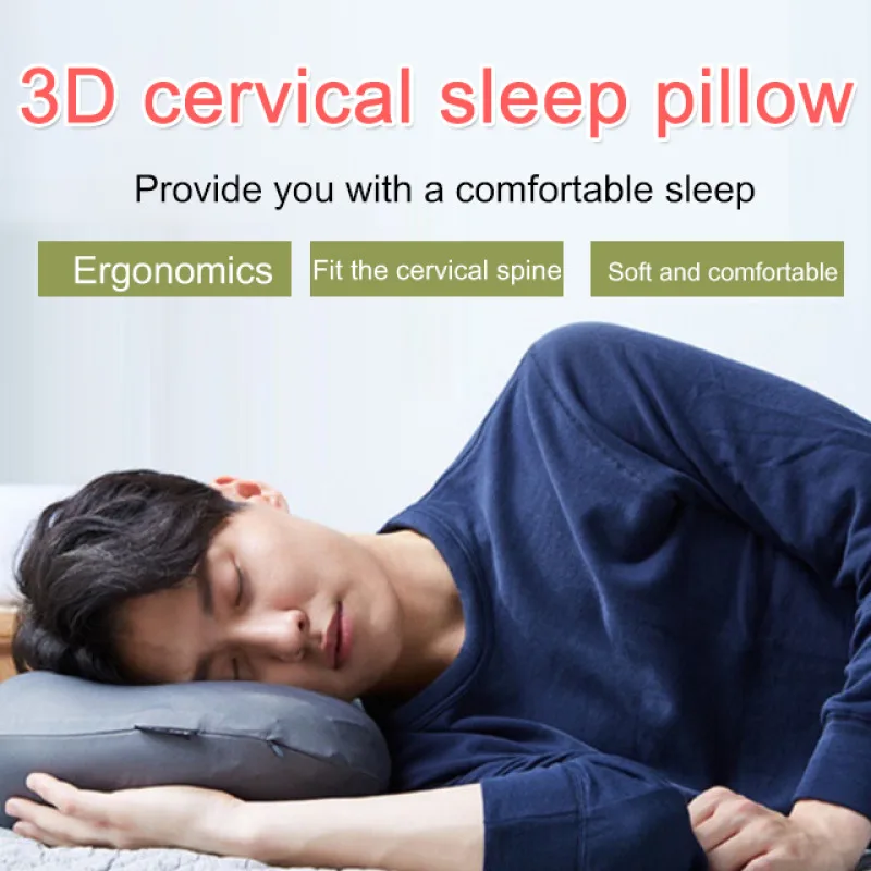 Second generation ergonomic 3D pillow cervical spine sleep pillow