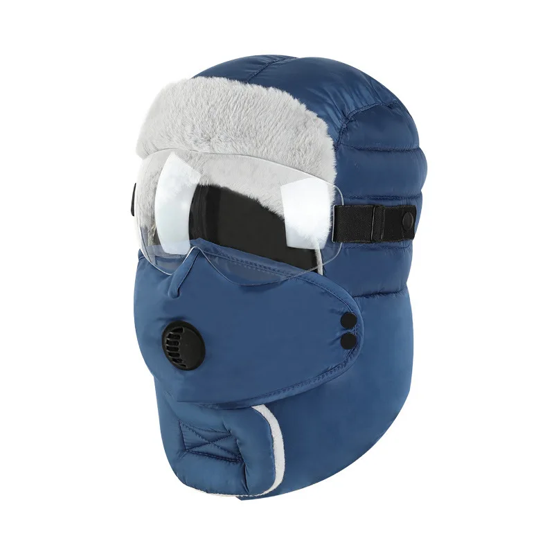 Winter Cycling Hat Men's New Ski Hat Universal Windproof Ear Protection Face Mask Outdoor Thickeneded Lei Feng Hat Women