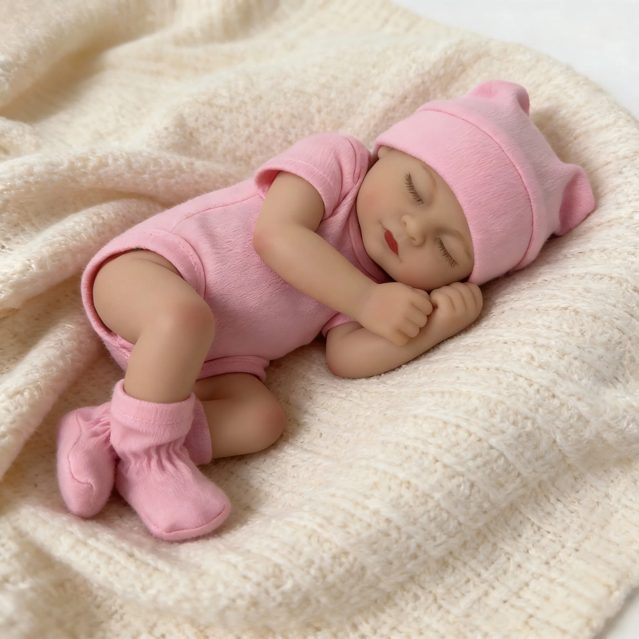 Poupées Reborn réalistes de 13 pouces, poupées Reborn à corps entier pour filles, cadeaux de Noël et d'anniversaire (13 pouces)