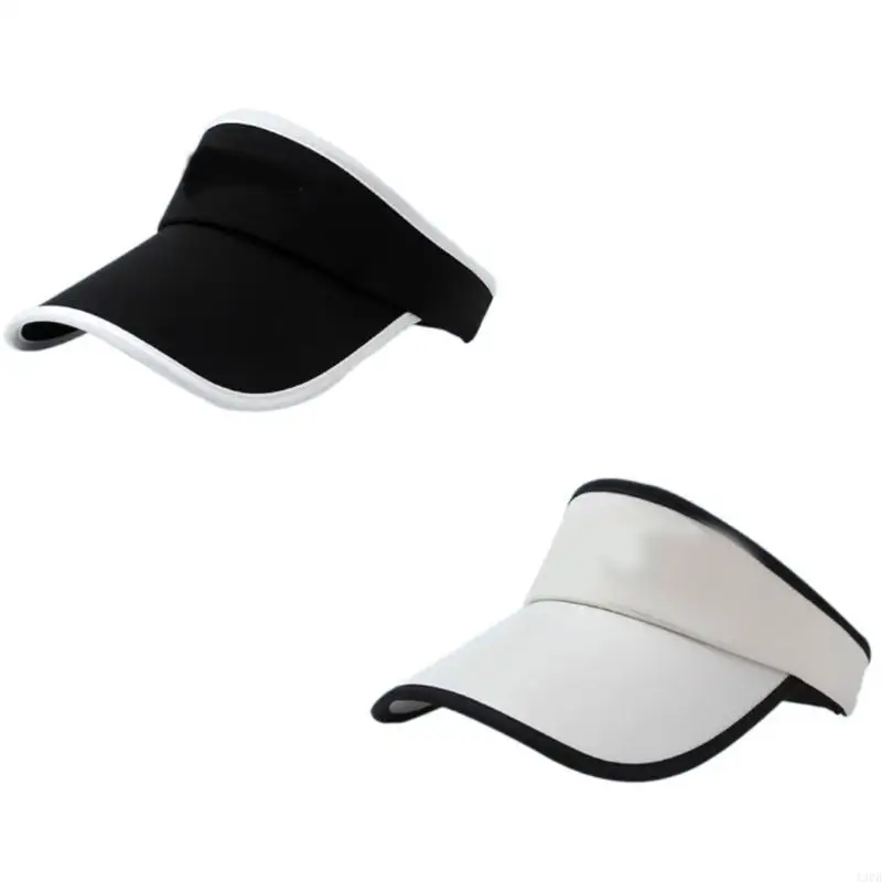 

Вентилируемая солнцезащитная шляпа с открытым верхом для бега, прогулок, солнцезащитная бейсболка с широкими полями для мужчин,