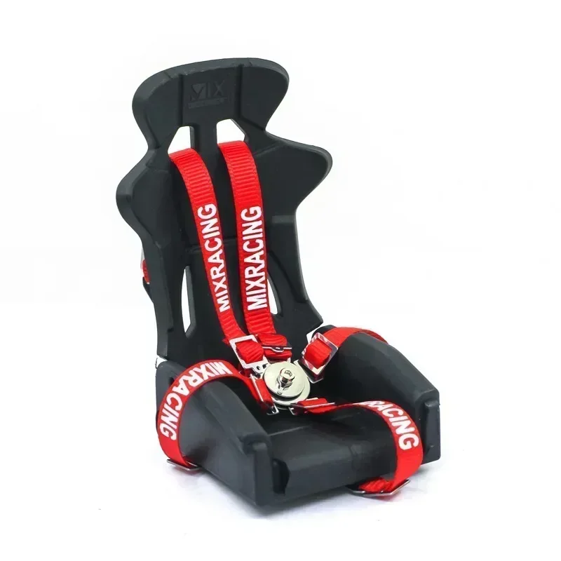 

1:10 Scale Driver Sport Seats Racing Seat Belt Action Figure for 1/10 RC Crawler Axial Wraith RR10 SCX10 Capra 1.9 UTB TRX4 D90