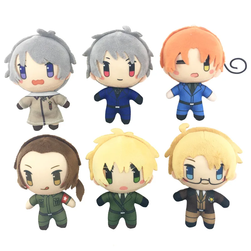 Pluszak Axis Powers Worlds Hetalia Arthur Kirkland Feliciano Vargas Ivan Braginsky Alfred F Jones Gilbert Beilschmidt Prezent dla Fana — 2