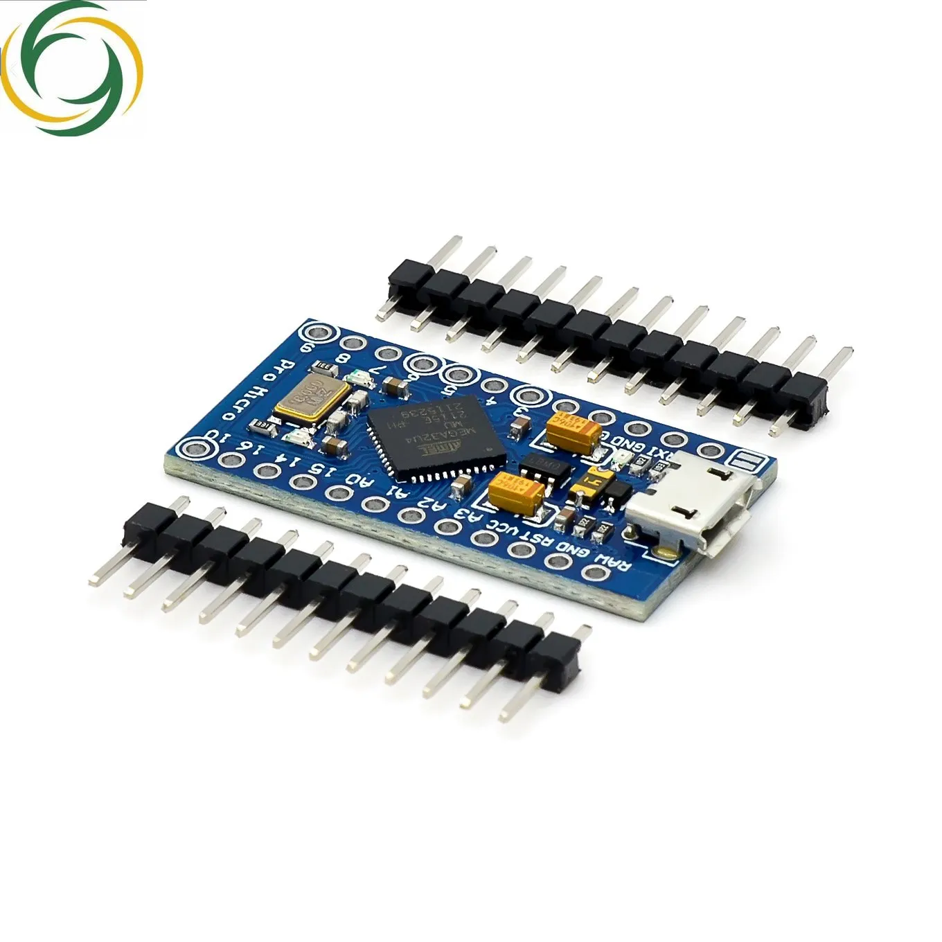 Imagem -02 - Pro Micro para Arduino Atmega32u4 5v 16mhz Módulo Row Pin Header Leonardo em Estoque Nova Melhor Qualidade