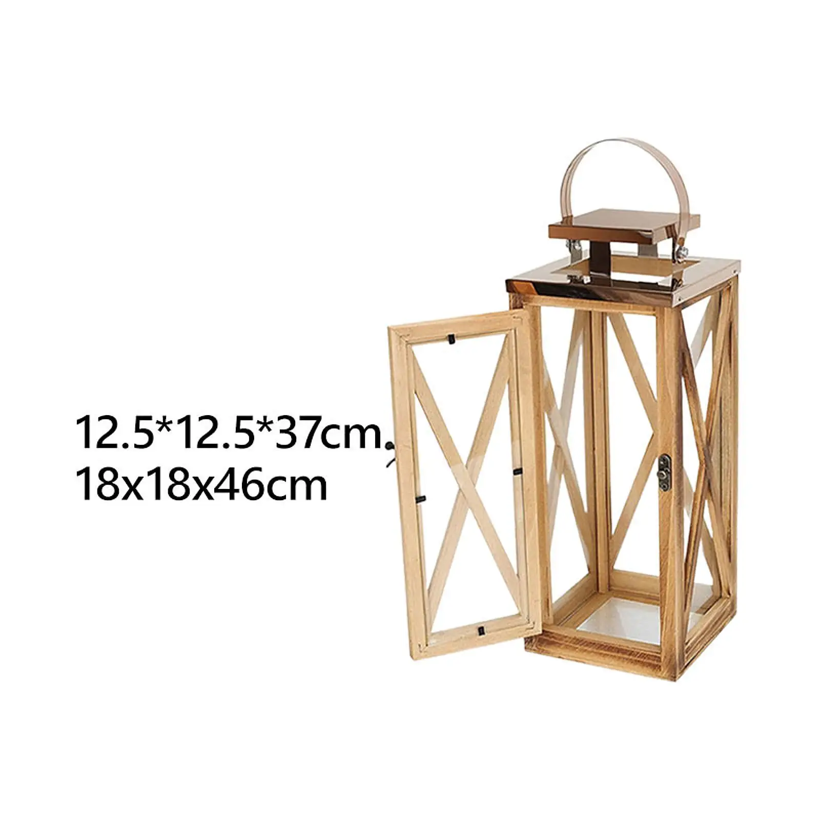 

Wooden Candle Holder Windproof Novelty Candlestick for Kitchen Bedroom Shelf