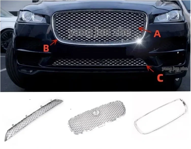 ABS chrome Car-styling For Jaguar F-Pace F Pace X761 2016 2017
